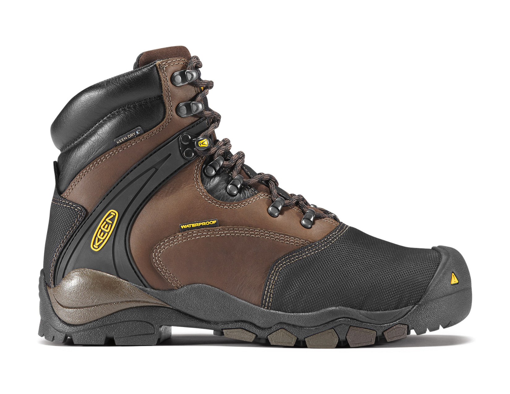 KEEN® Men's Louisville 6" MET Waterproof Boot (Steel Toe) Slate Black